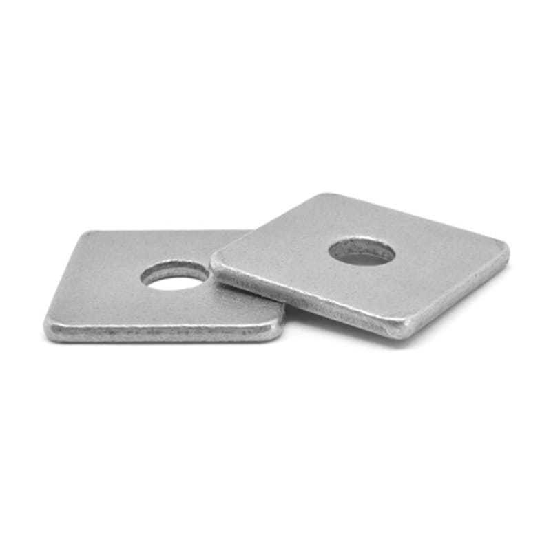 Carbon Steel Square Washers With Round Holes