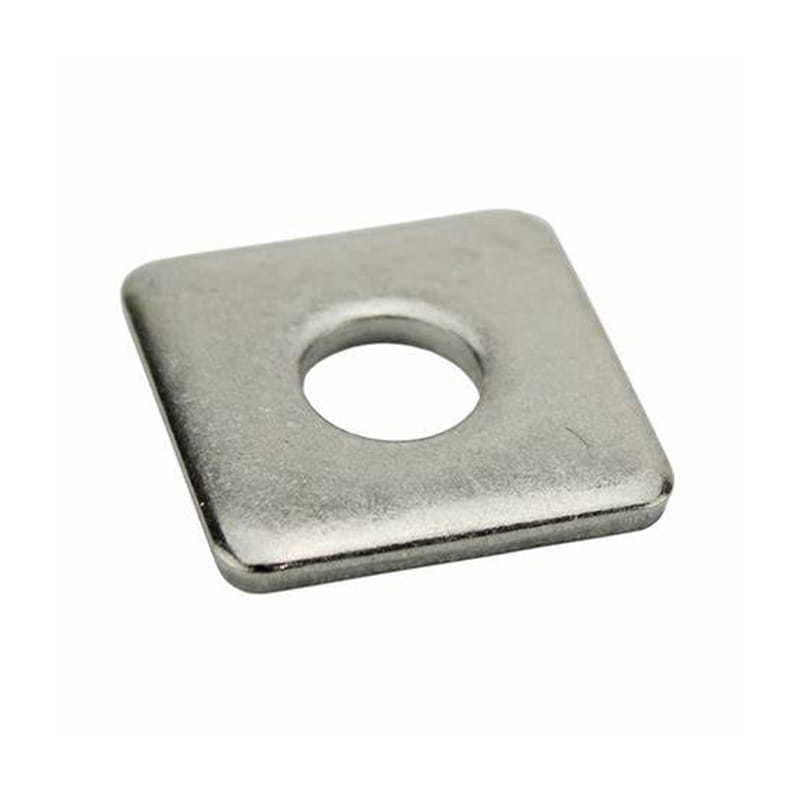 Stainless Steel Square Washers With Round Holes