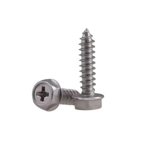 How do the thread angle and pitch of Stainless Steel Self Tapping Screw affect their self-tapping performance?